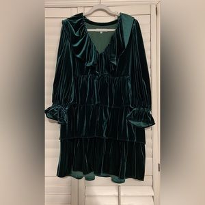 Crosby by Mollie Burch XL green velvet